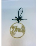 Bola de navidad personalizada metacrilato