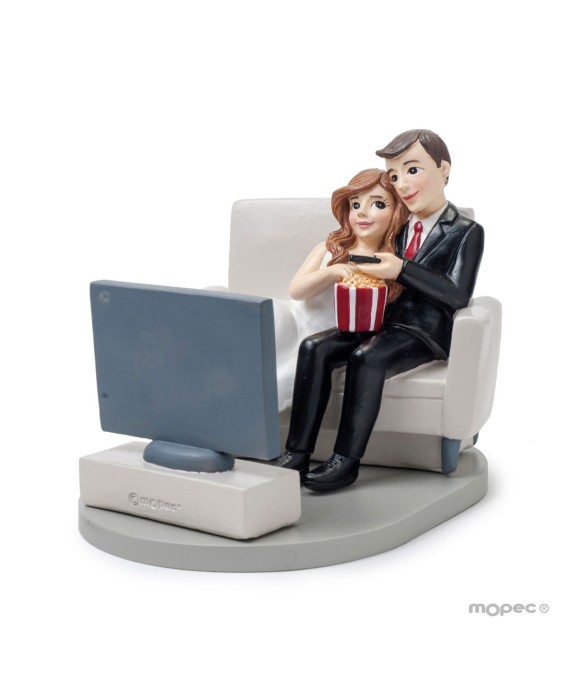 Figura pastel novios Darling Wedflix