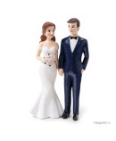 Figura pastel novios Darling de pie novio con smoking