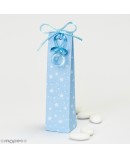 Estuche azul estrellas con chupete