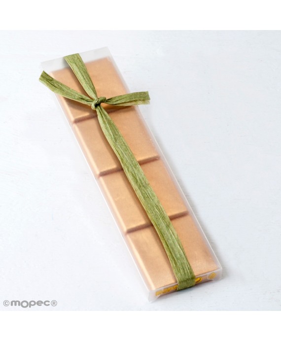 Estuche adornado rafia verde