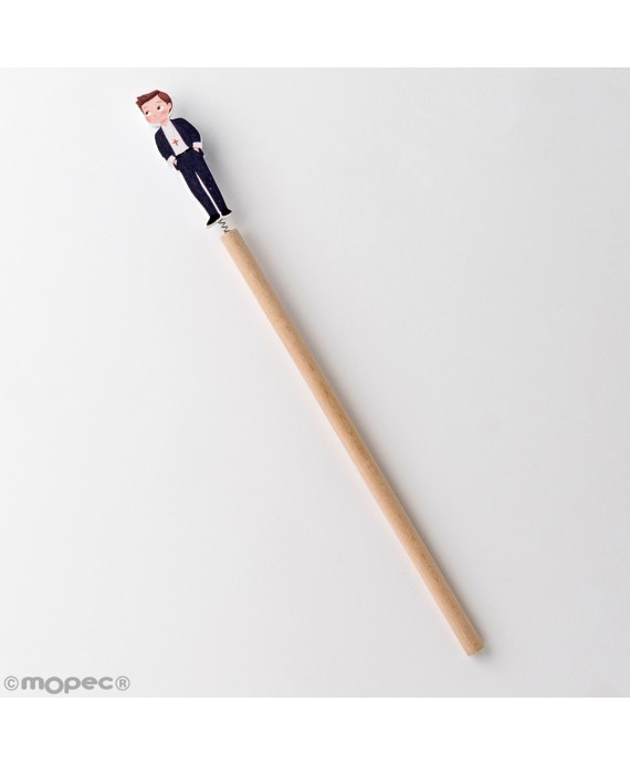 Lápiz Niño Comunión Manos Bolsillo