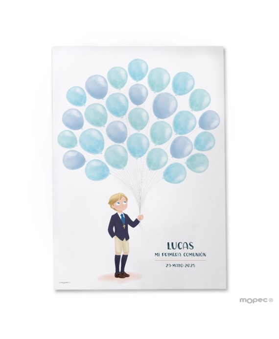 Lámina para Firmas Niño Comunión Pantalón Corto