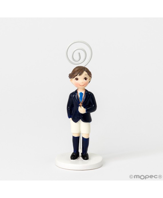 Portafotos Comunión Niño Moreno Pantalón Corto