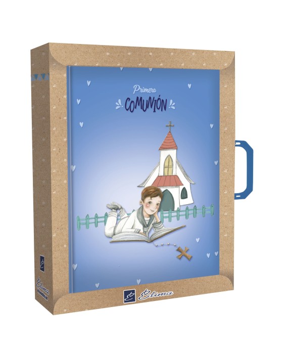 Libro de Firmas + Maletín Niño Tumbado 👦📖