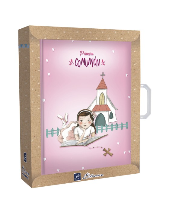 Libro de Firmas + Maletín Niña Tumbada 👧📖