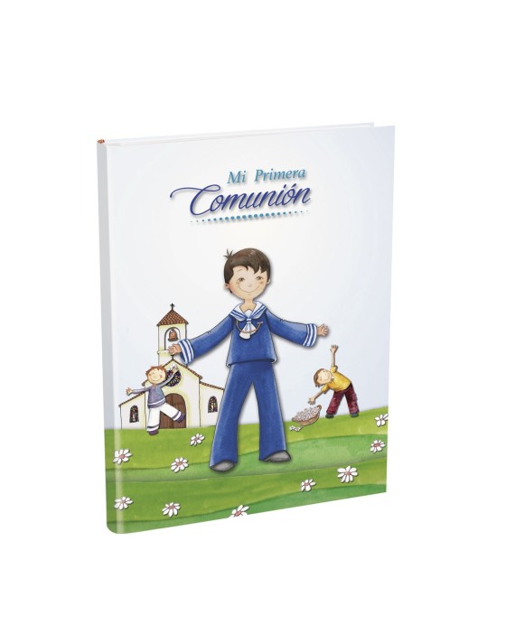Libro de Firmas Comunión + Maletín Niño Iglesia