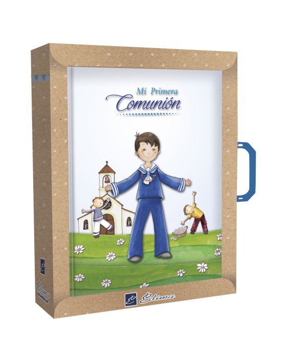 Libro de Firmas + Maletín Niño Iglesia 👦⛪