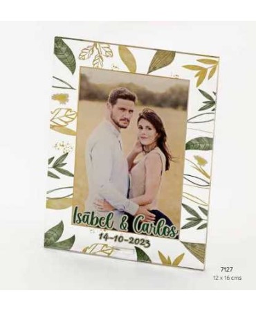 Portafotos metac. hojas