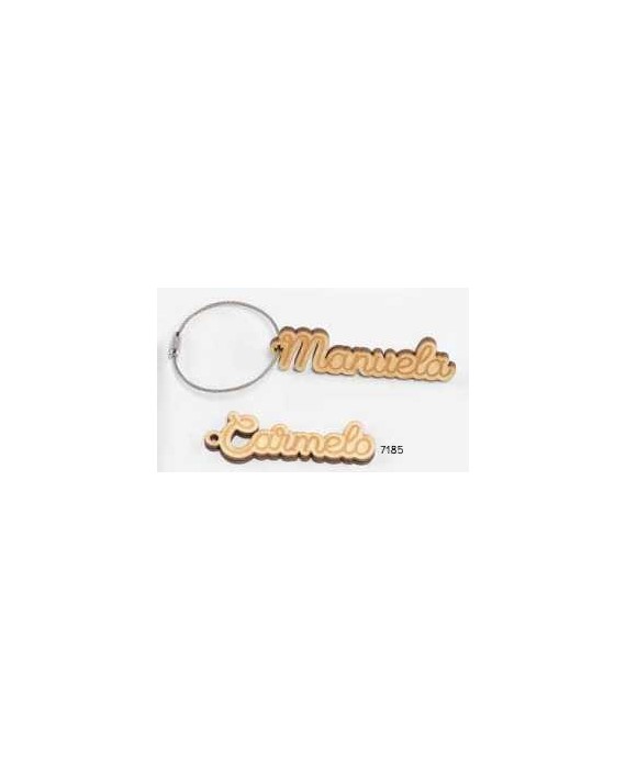 Marcastios llavero madera