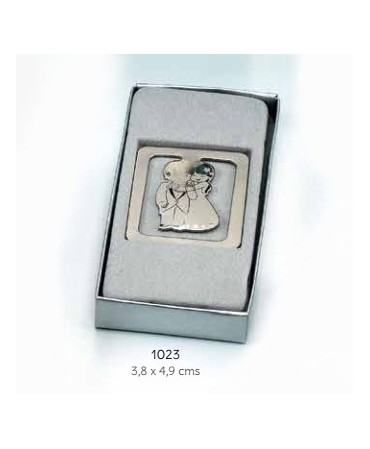 Marcador de páginas novios abrazo