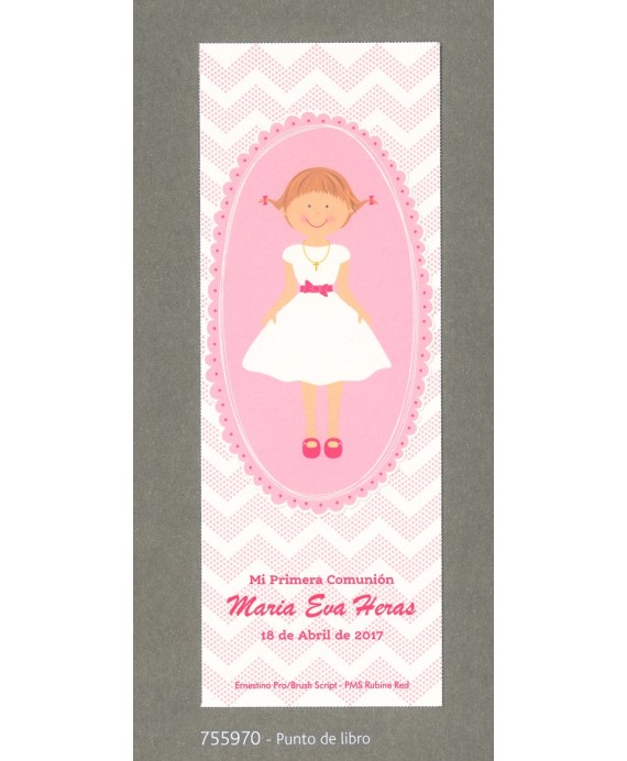 Punto de Libro Niña Vestido