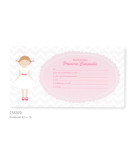 Invitación de Comunión Niña Vestido