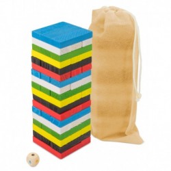 Juego de mesa madera colores en bolsa regalo