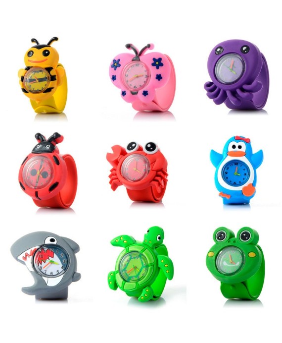 Reloj Infantil Animales Silicona