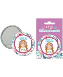 Espejo Mi Primera Comunión Rosa