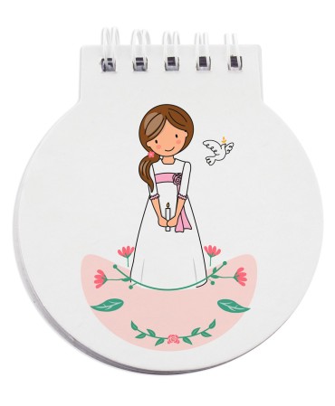 Libreta Anillas Comunión Niña