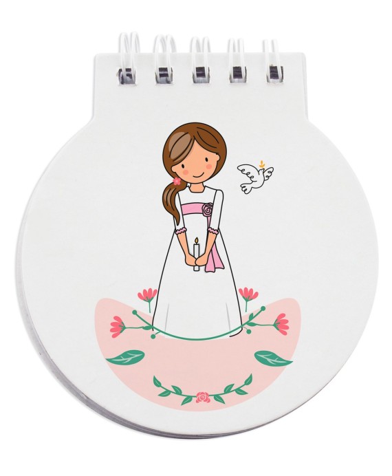 Libreta Anillas Comunión Niña