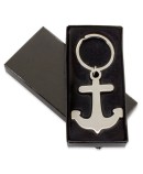 Llavero Metálico Ancla Presentado en Caja de Regalo