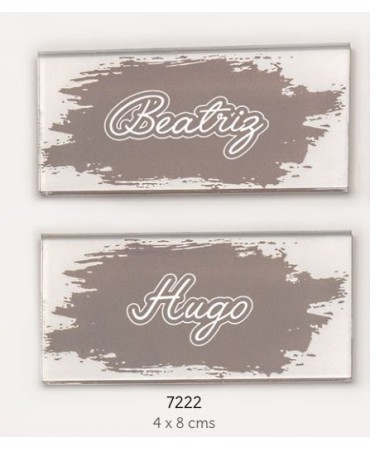 Marcasitios metacrilato transp. Marrón