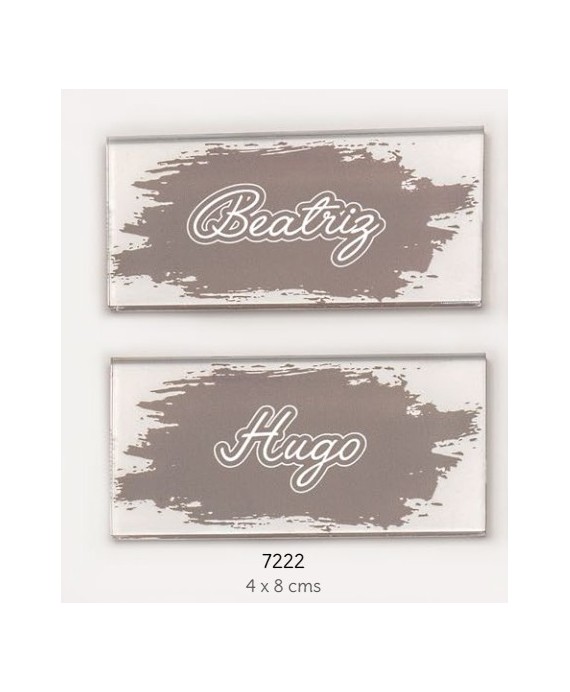 Marcasitios metacrilato transp. Marrón