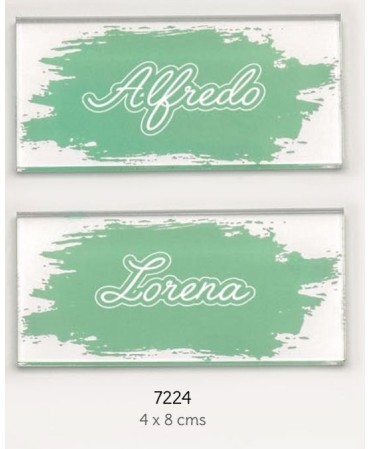 Marcasitios metacrilato transp. Verde