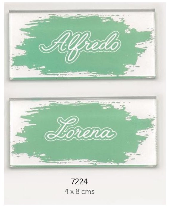 Marcasitios metacrilato transp. Verde