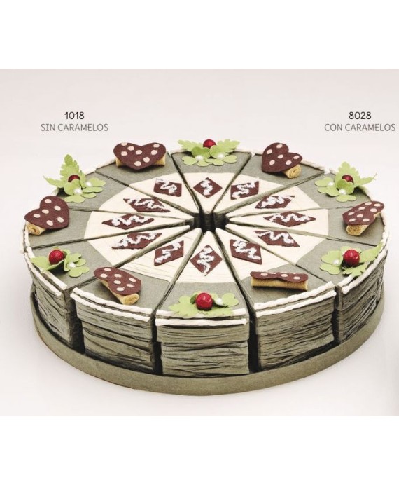 Tarta 12 cajitas "frutas"