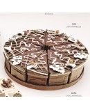 Tarta 12 cajitas "chocolate"