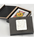 Estuche madera guarda barajas c/baraja