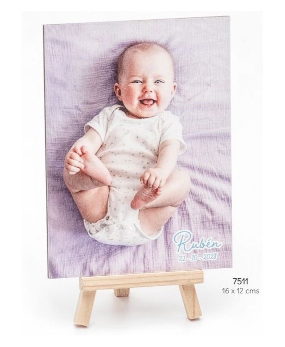 Portafotos caballete mad. personalizado