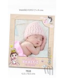 Portafotos mad. bebé reina personalizado