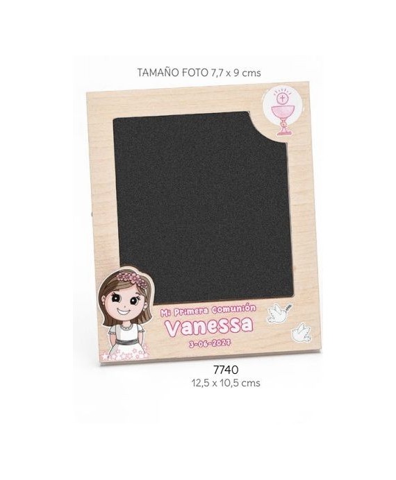Portafotos Mad. Niña Comunión Personalizado