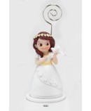 Niña Comunión Paloma Sujeta-Tarjetas