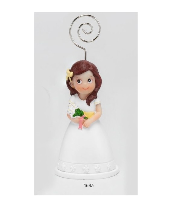 Niña Comunión Ramo Sujeta-Tarjetas