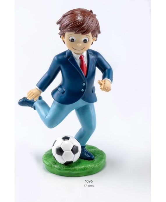 Niño Comunión con Traje y Balón de Fútbol 🎩✨