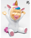 Hucha Bebé Unicornio Sonrisa Rosa