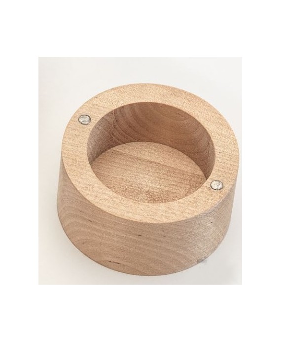 Caja madera dientes redonda personalizada