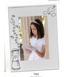 Portafotos Metal Niña Comunión