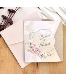 Invitacion de bodaaro floral