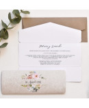 Invitacion de bodanovios corazon