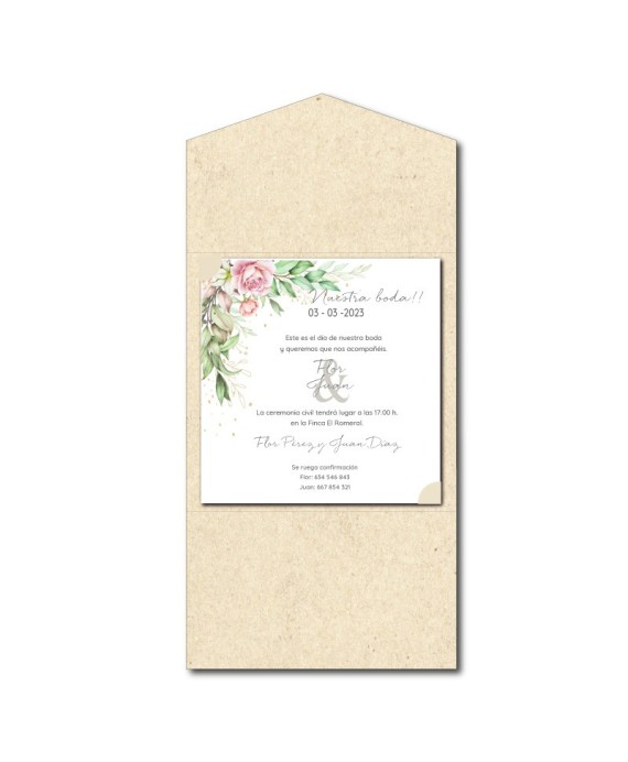 Invitacion de boda chanel