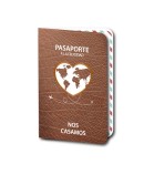 Invitacion de boda pasaporte