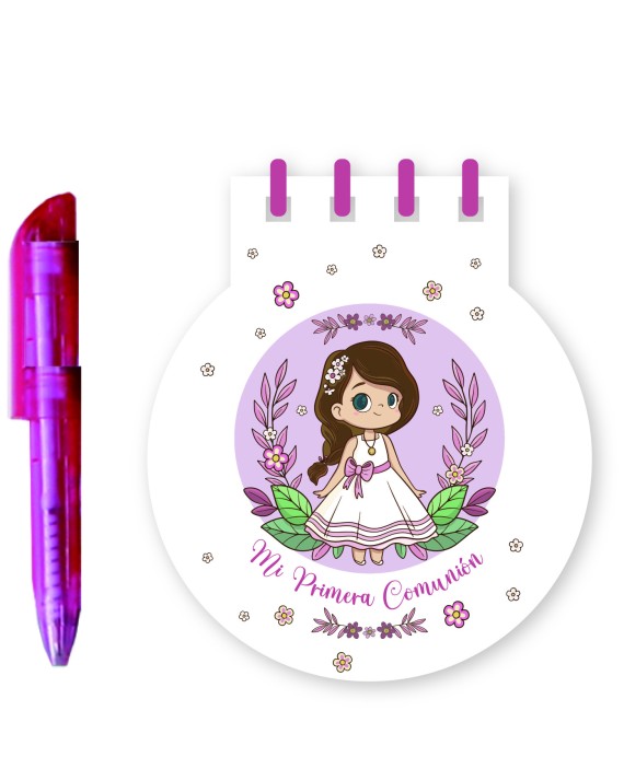 Mi Primera Comunión Libreta Boli en Bolsita