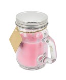 Vela jarrita con tapa de metal