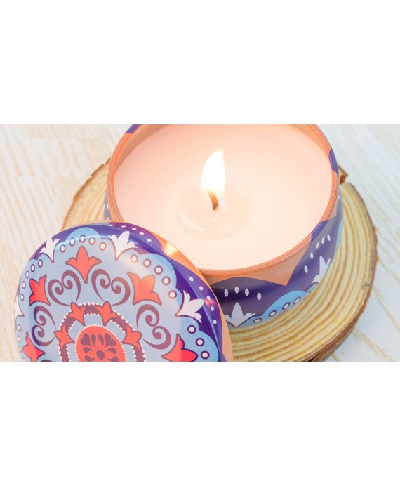 Set 12 velas aromáticas mosaico