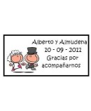 Tarjeta para Regalo de Boda Modelo A1