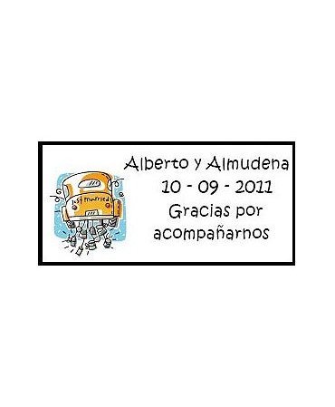 Tarjeta para Regalo de Boda Modelo A2