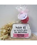 Monedero letras vintage + balsamo 10 g metal