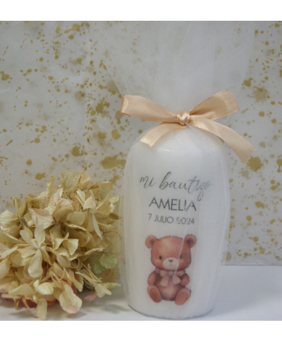 Vela Personalizada Bautizo